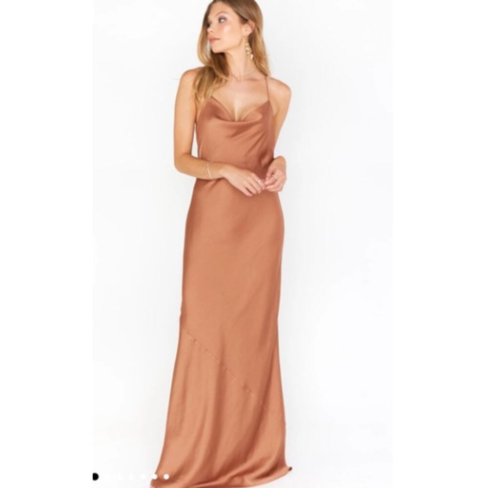 Show Me Your MuMu Copper Mini Dress